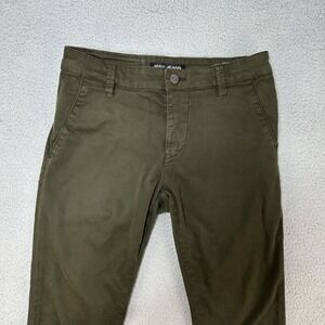 Mavi Jeans Mens 29x32 Green Johnny Slim Leg Stretch Chino Pants Casual Prep Norm